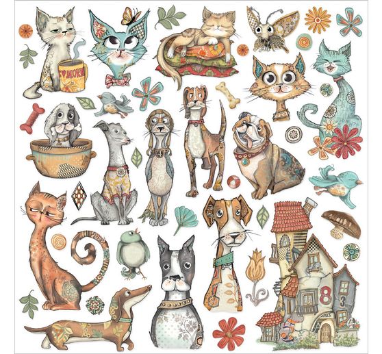 Scrapbook blok "Furry Friends"
