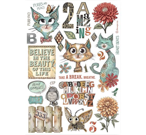 Washi Pad "Furry Friendss"