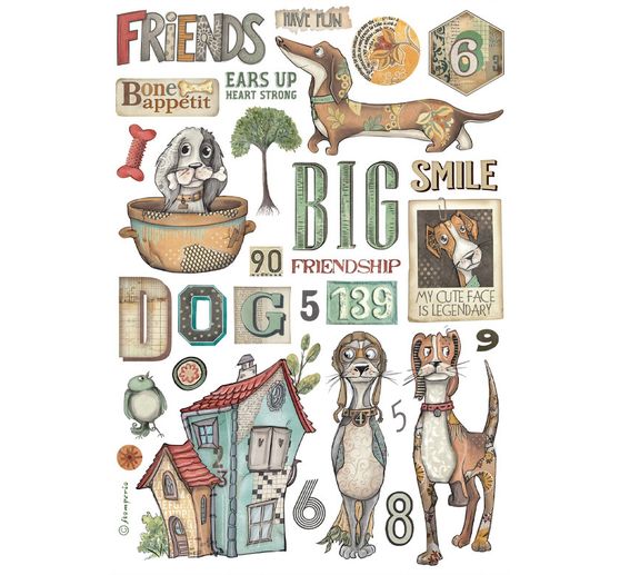 Washi Pad "Furry Friendss"
