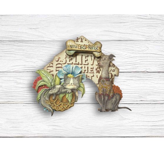 Punching motifs "Furry Friends"