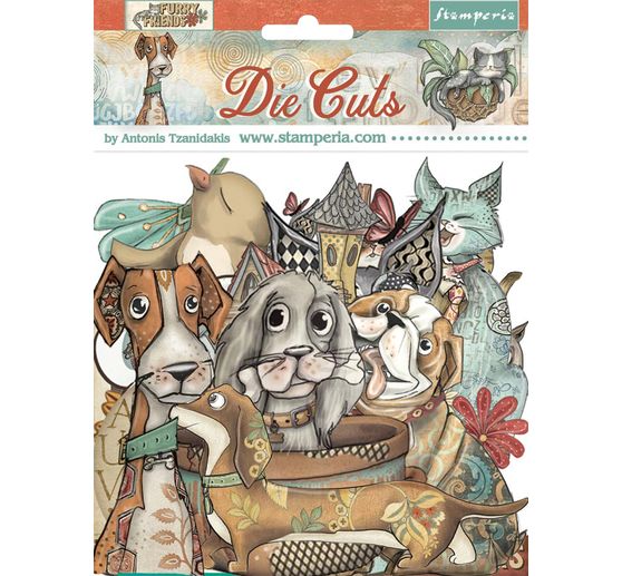 Punching motifs "Furry Friends"