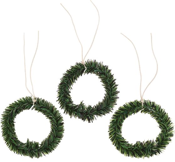 Miniatuur kransen met haakjes