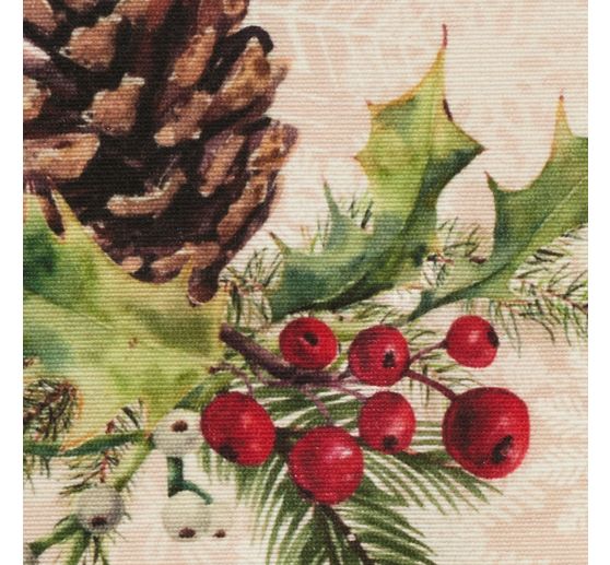 Katoenen stof "Xmas", acryl gecoat