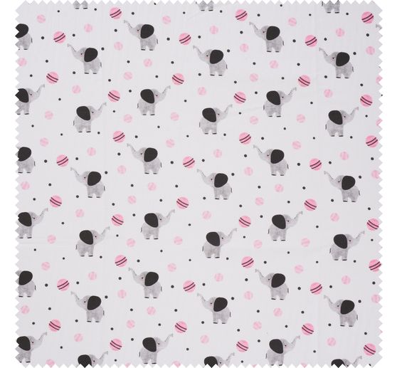 Cotton fabric "Elephant Lilo"
