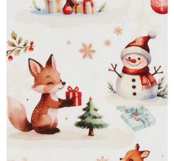 Cotton fabric "Snowys Winter magic"