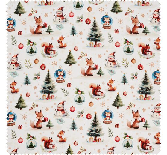 Cotton fabric "Snowys Winter magic"