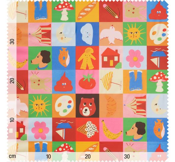 Polyester stof "Funny" PU gecoat