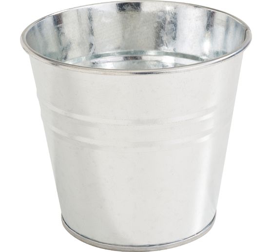 Zinc plant pot