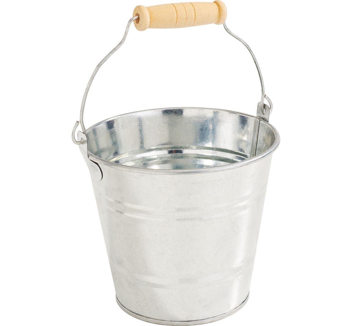 Metalen pot met handvat