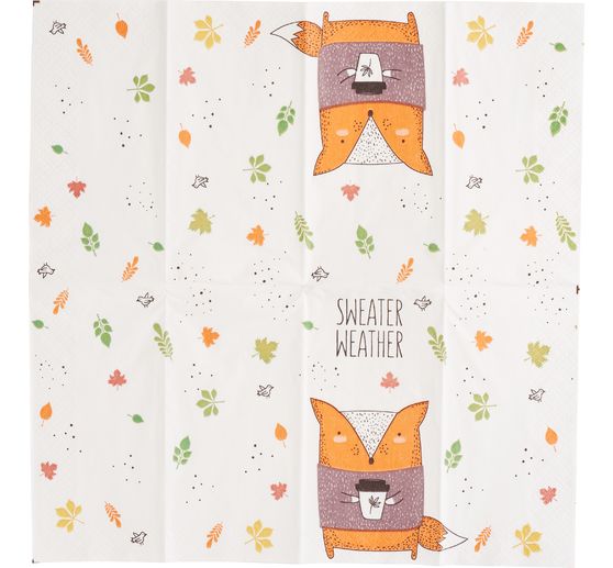 Papieren zakdoekjes "Sweater Weather"