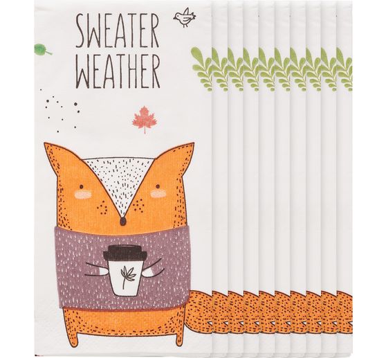 Papieren zakdoekjes "Sweater Weather"