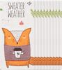 Papieren zakdoekjes "Sweater Weather"