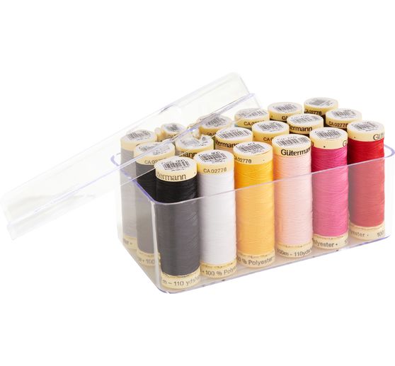 Gütermann Naaigaren box universeel - 18 spoelen