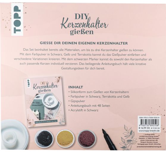 Creatieve set "Kerzenhalter gießen"