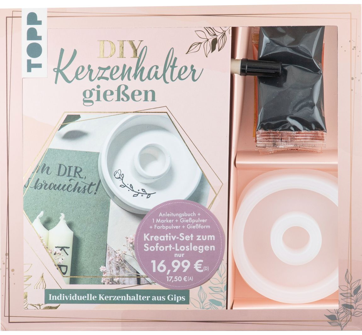 Creatieve set "Kerzenhalter gießen"