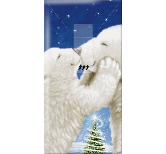 Papieren zakdoekjes "Polar Bear Kiss"