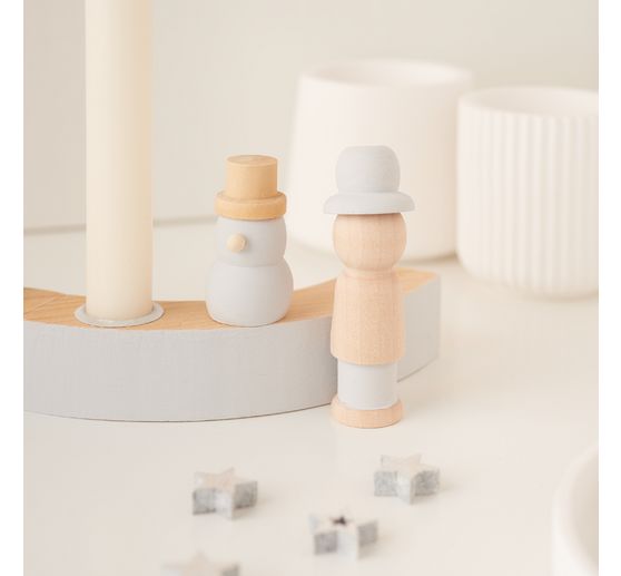 VBS Wooden figures with hat