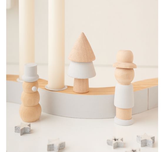 VBS Wooden figures with hat