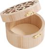 VBS Houten doosje, rond "Ornament bloem"