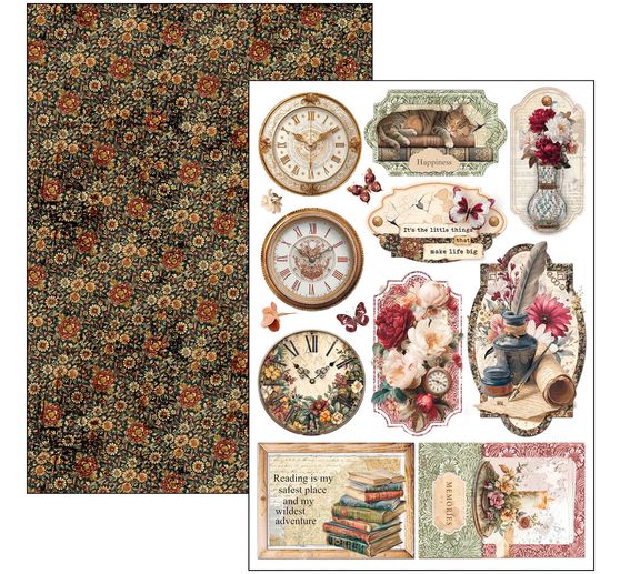 Papier set "Book Lovers"