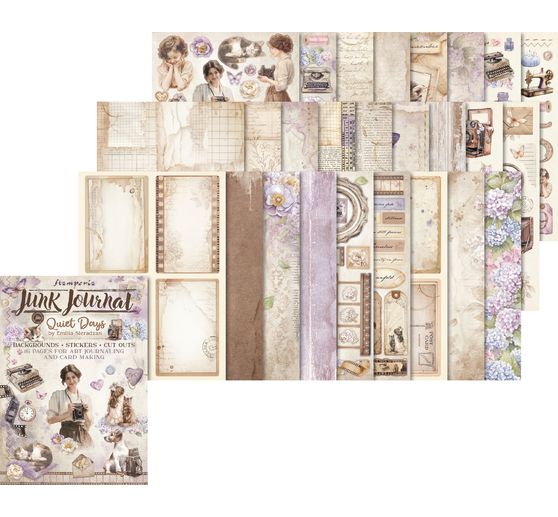 Junk Journal Book "Quiet Days"