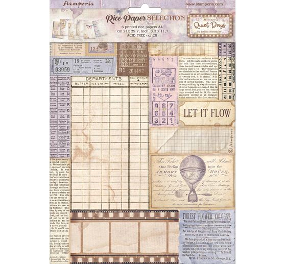 Motief strozijde assortiment "Quiet Days"