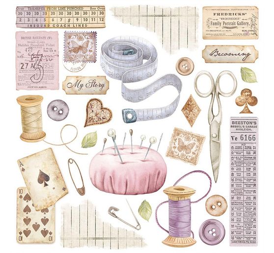 Rub On assortment "Quiet Days"