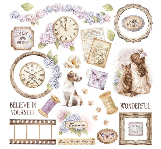 Rub On assortment "Quiet Days"