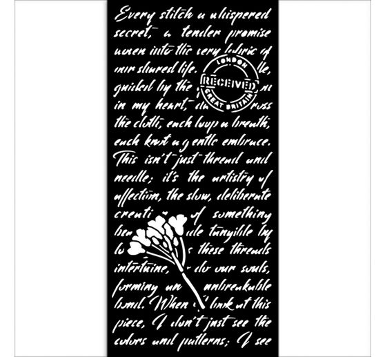 Sjabloon "Quiet Days - Manuscript"