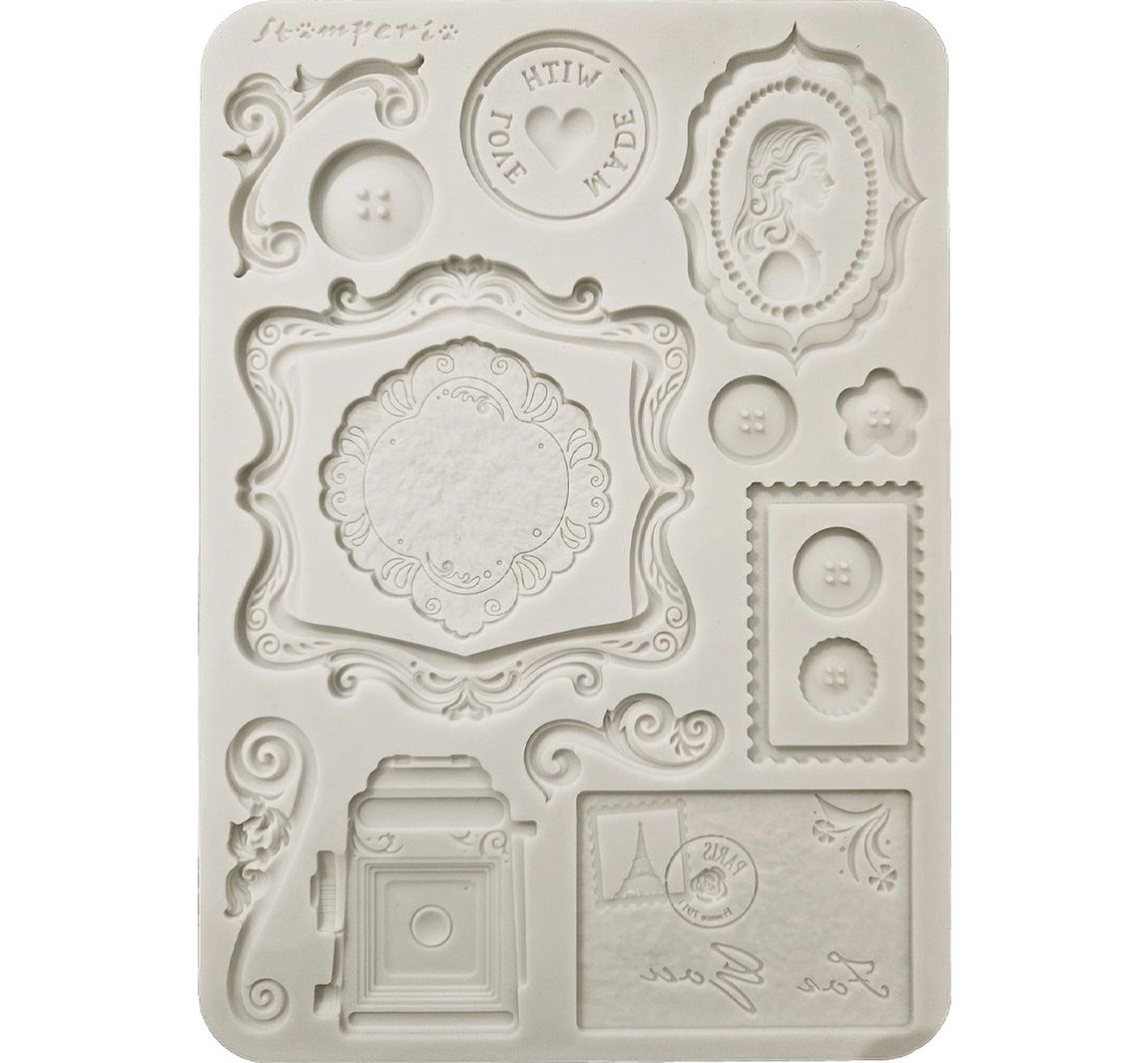 Siliconen vorm A5 "Quiet Days - Plates"