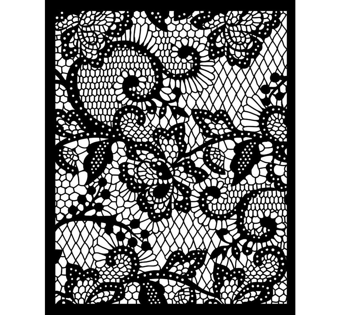 Sjabloon "Quiet Days- Floral Lace"
