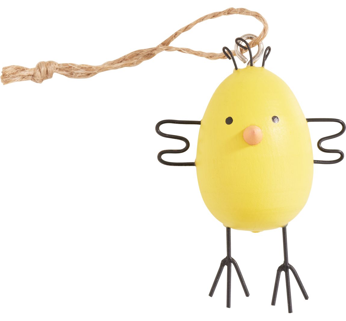 Hanger "Ei-kuiken" met draad