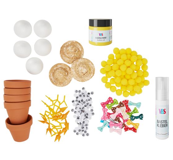 VBS Craft kit "Terracotta pot chicks"