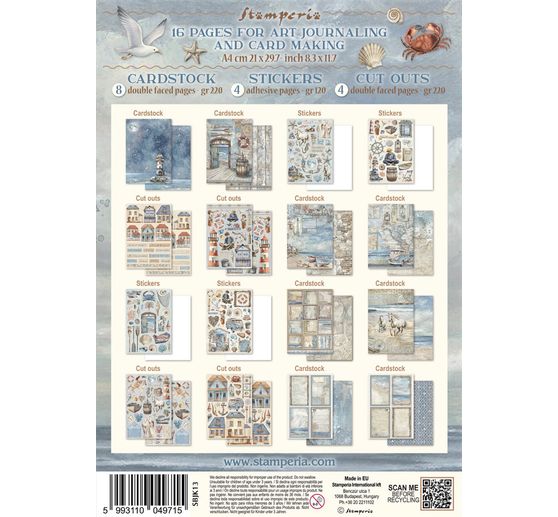 Junk Journal Book "Silent Sea"