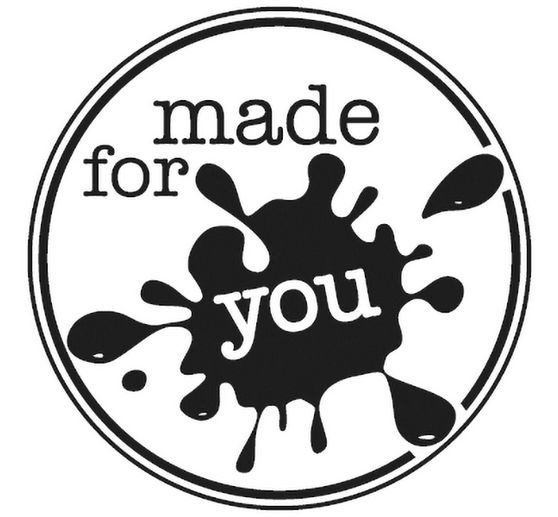 BUTTERER stamp "made for you"