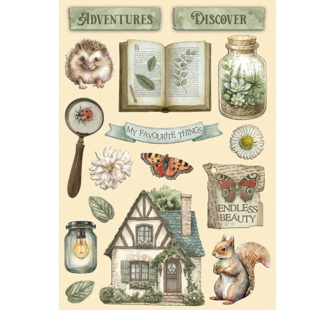 Lasercut motieven "Herbarium Silvae"