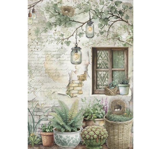 Motif straw silk assortment "Herbarium Silvae", set of 6