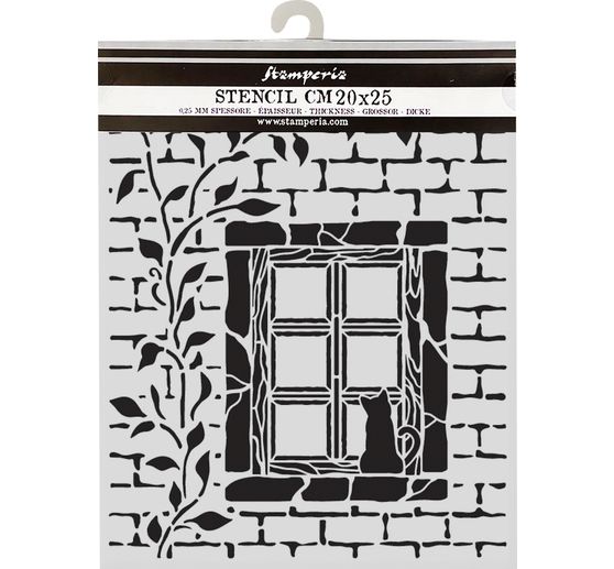 Stencil "Herbarium Silvae - Country Window"