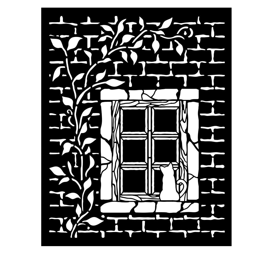 Sjabloon "Herbarium Silvae - Country Window"