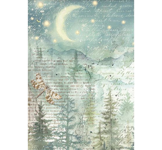 Motief strozijde assortiment "Herbarium Silvae", set van 8