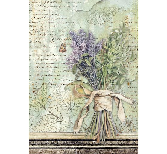 Motief strozijde assortiment "Herbarium Silvae", set van 8