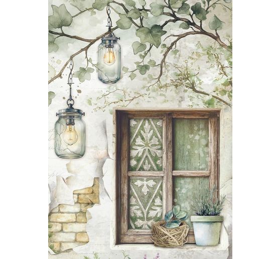 Motief strozijde assortiment "Herbarium Silvae", set van 8