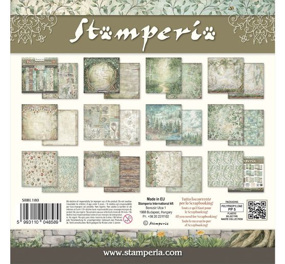 Scrapbook block "Herbarium Silvae Backgrounds"