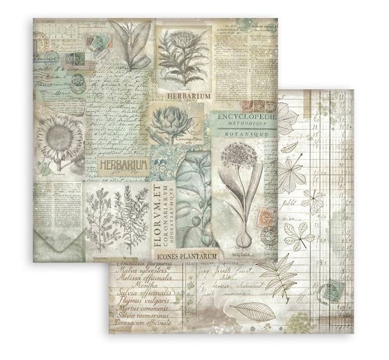 Scrapbook block "Herbarium Silvae Backgrounds"