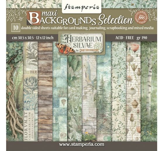Scrapbook block "Herbarium Silvae Backgrounds"