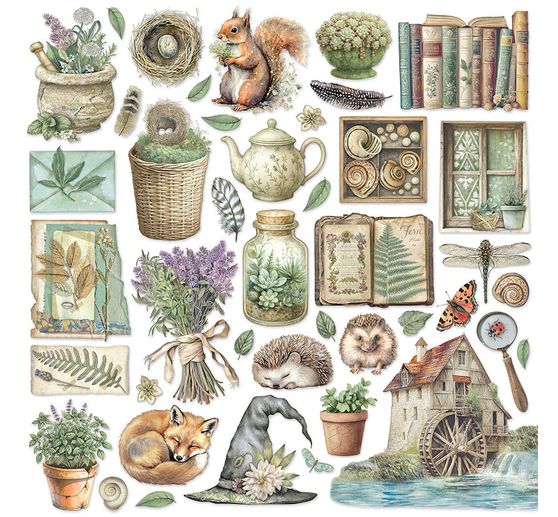 Scrapbook block "Herbarium Silvae"