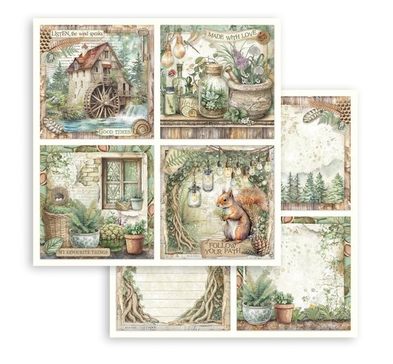 Scrapbook block "Herbarium Silvae"