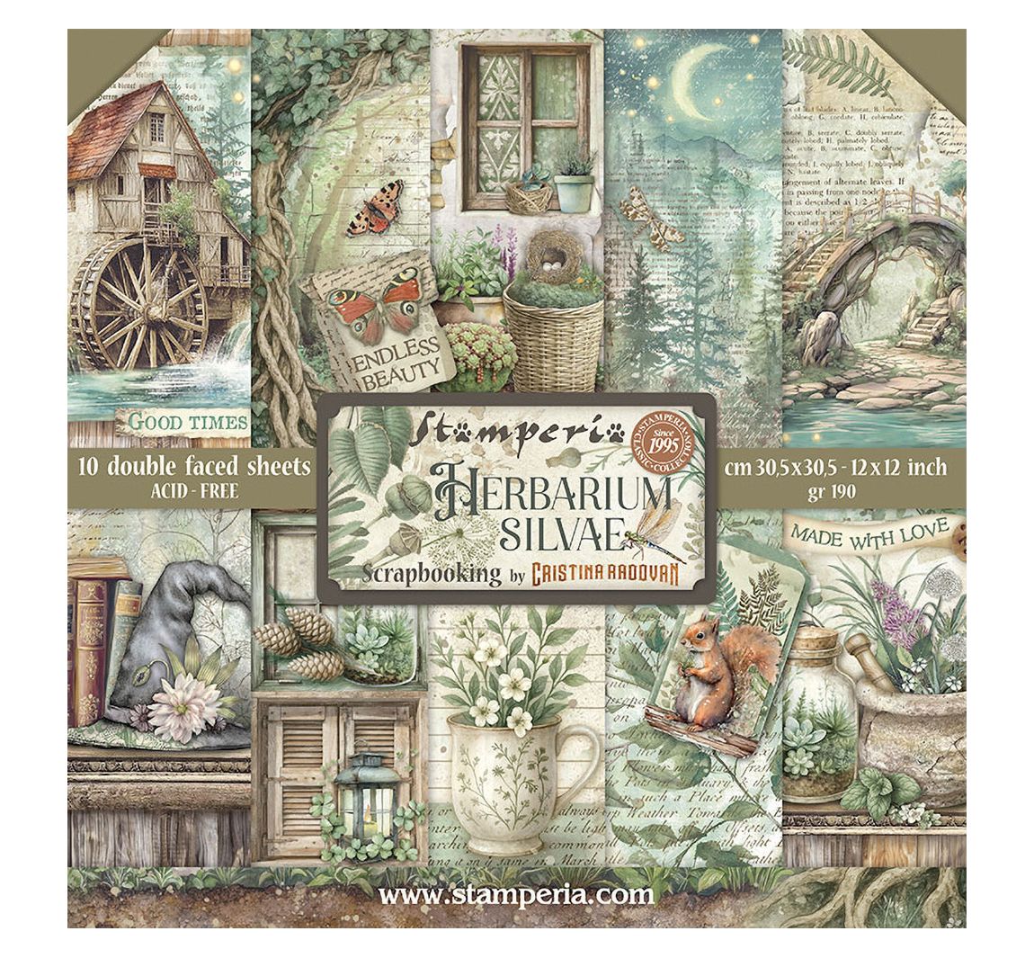 Scrapbook blok "Herbarium Silvae"