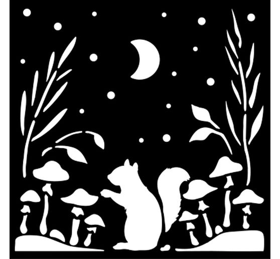 Stencil "Herbarium Silvae - Squirrel"