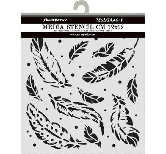 Sjabloon "Herbarium Silvae - Feather Pattern"